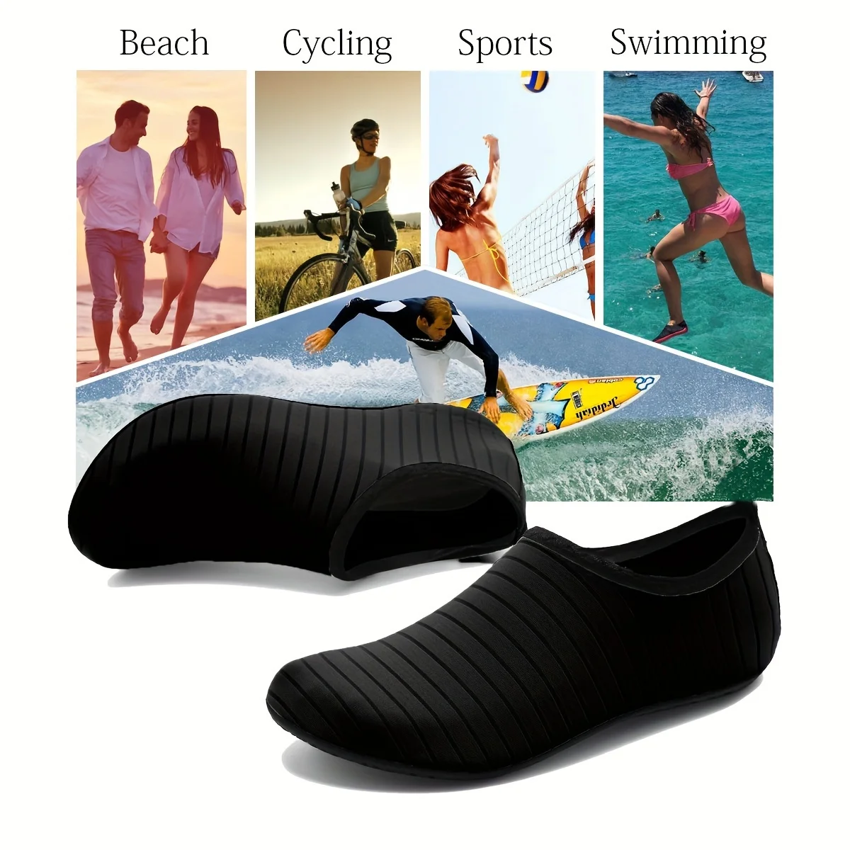 1Pair Water Shoes Women Men Ba - Aquatic Sports Shoes avis et prix