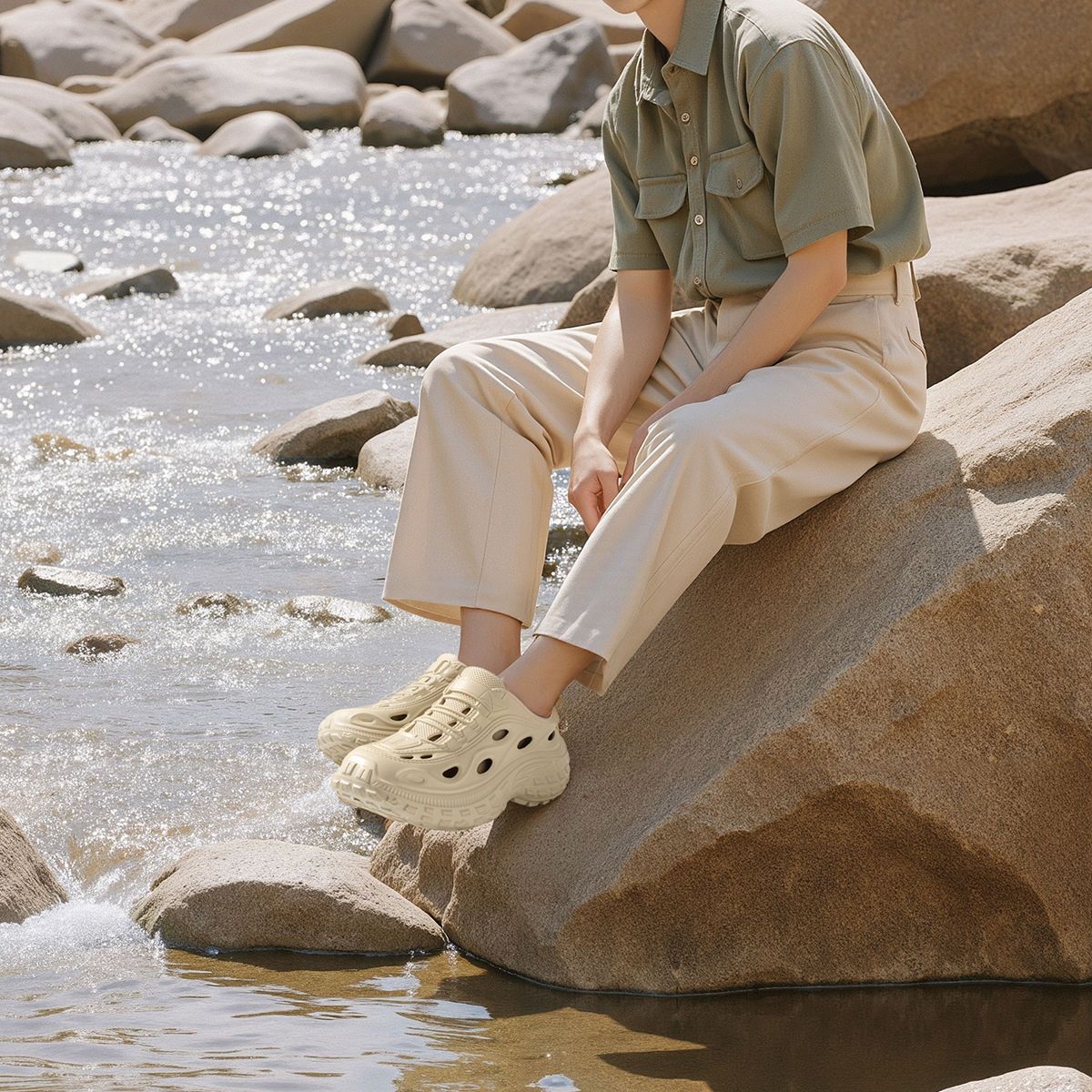 Men's Summer Clogs for Outdoor - Aquatic Sports Shoes avis et prix